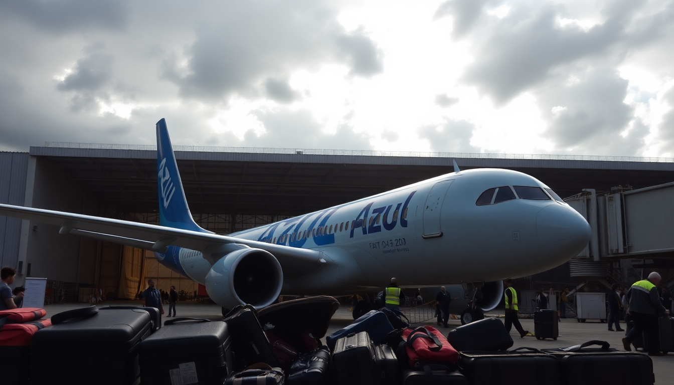 Azul enfrenta caídas en la bolsa tras anuncio de aumento de capital