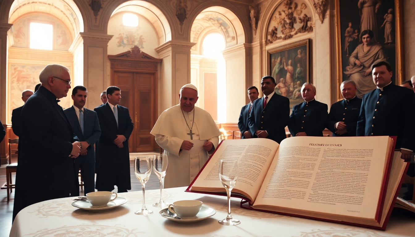 Encuentro Vaticano: Papa Francisco y Rey Charles III