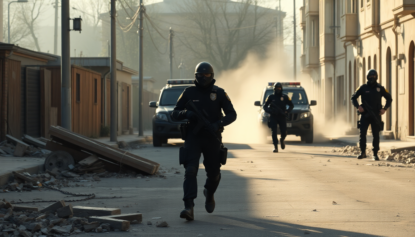 Explosivos y Terror en Mondomo: Un Ataque a la Policía