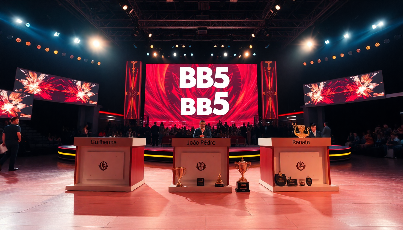 Final del BBB 25: Guilherme, João Pedro y Renata compiten por R$ 2.720.000