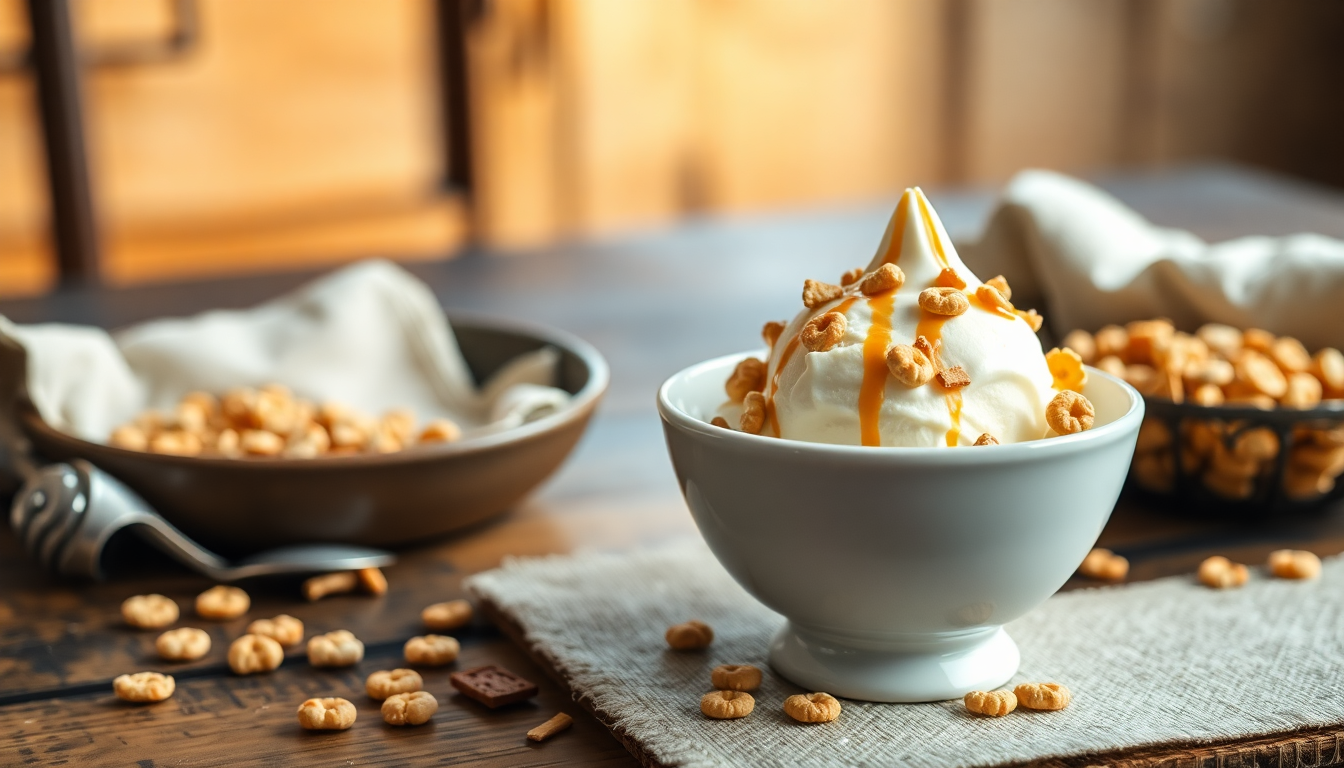 Helado de Leche de Cereal: Innovación Dulce y Viral