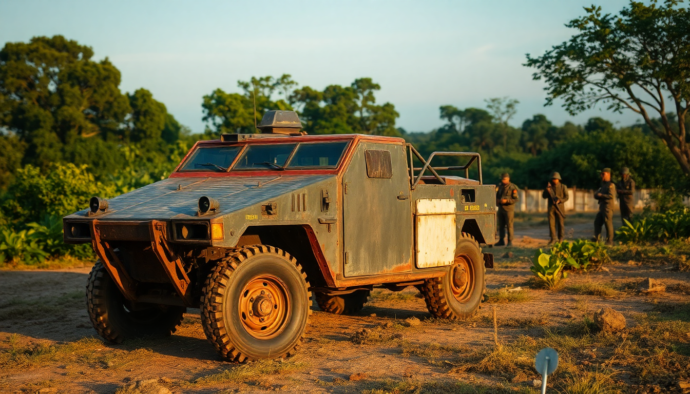 Incautan carro blindado artesanal en el Catatumbo