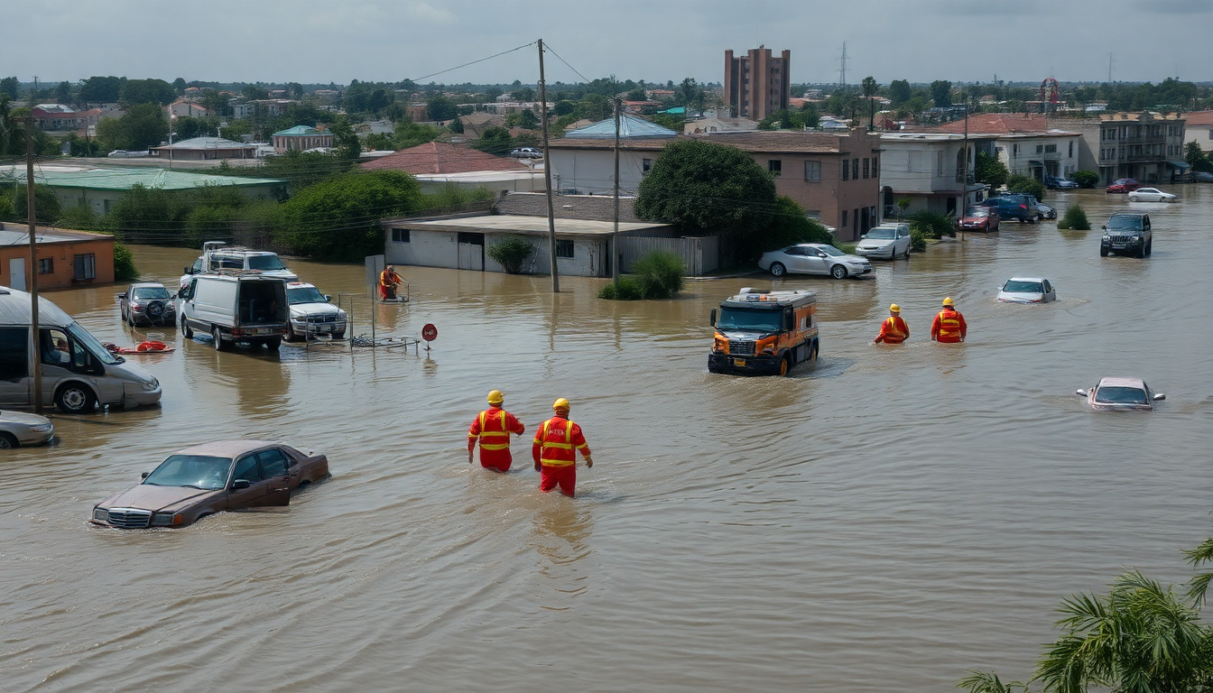 Inundaciones en Reynosa: Evaluación de daños y rescates