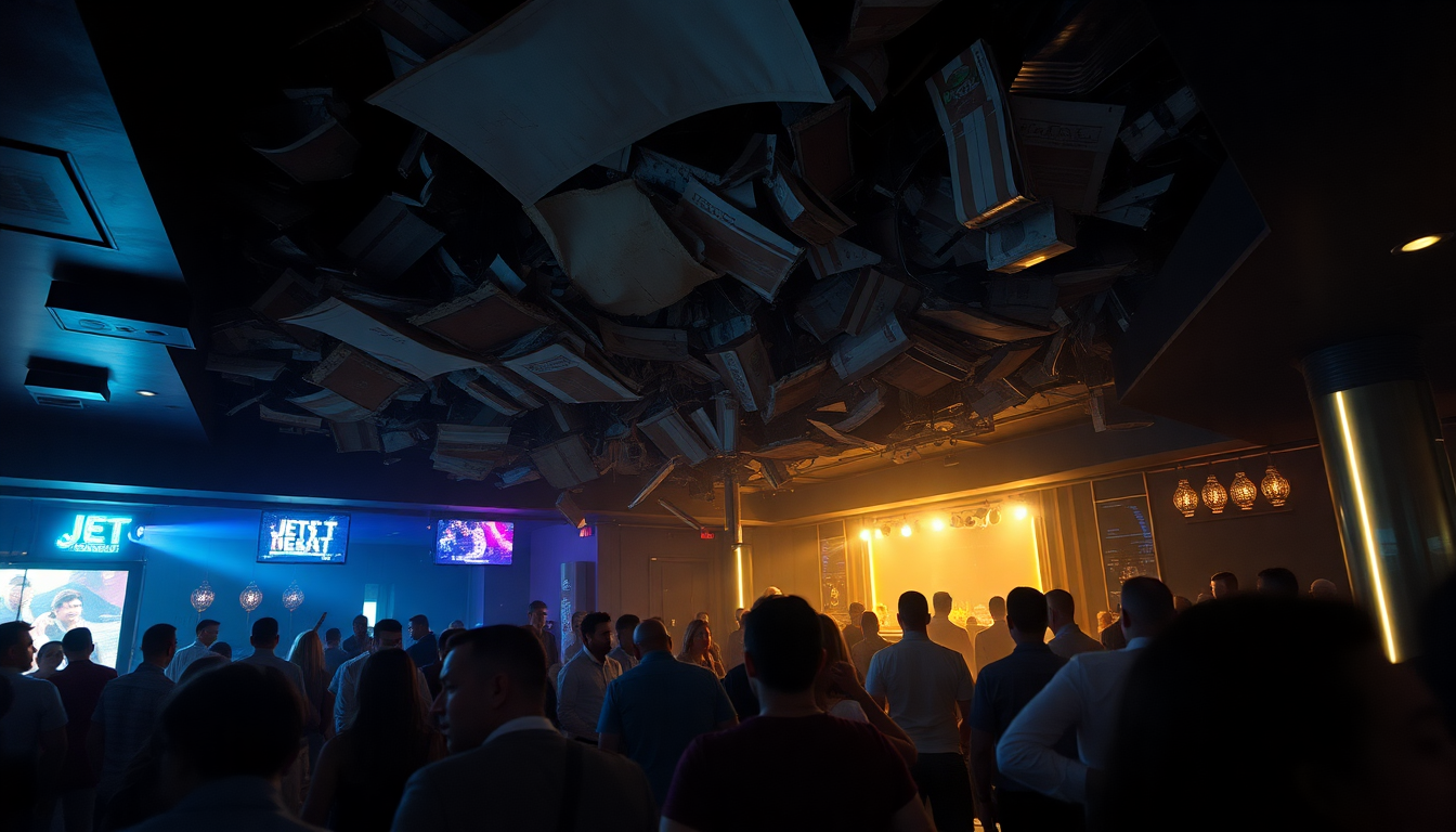 Tragedia en Jet Set: Colapso Impactante en Santo Domingo