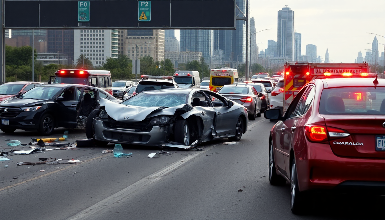 Choques múltiples en la Autopista 25 de Mayo y otros incidentes viales