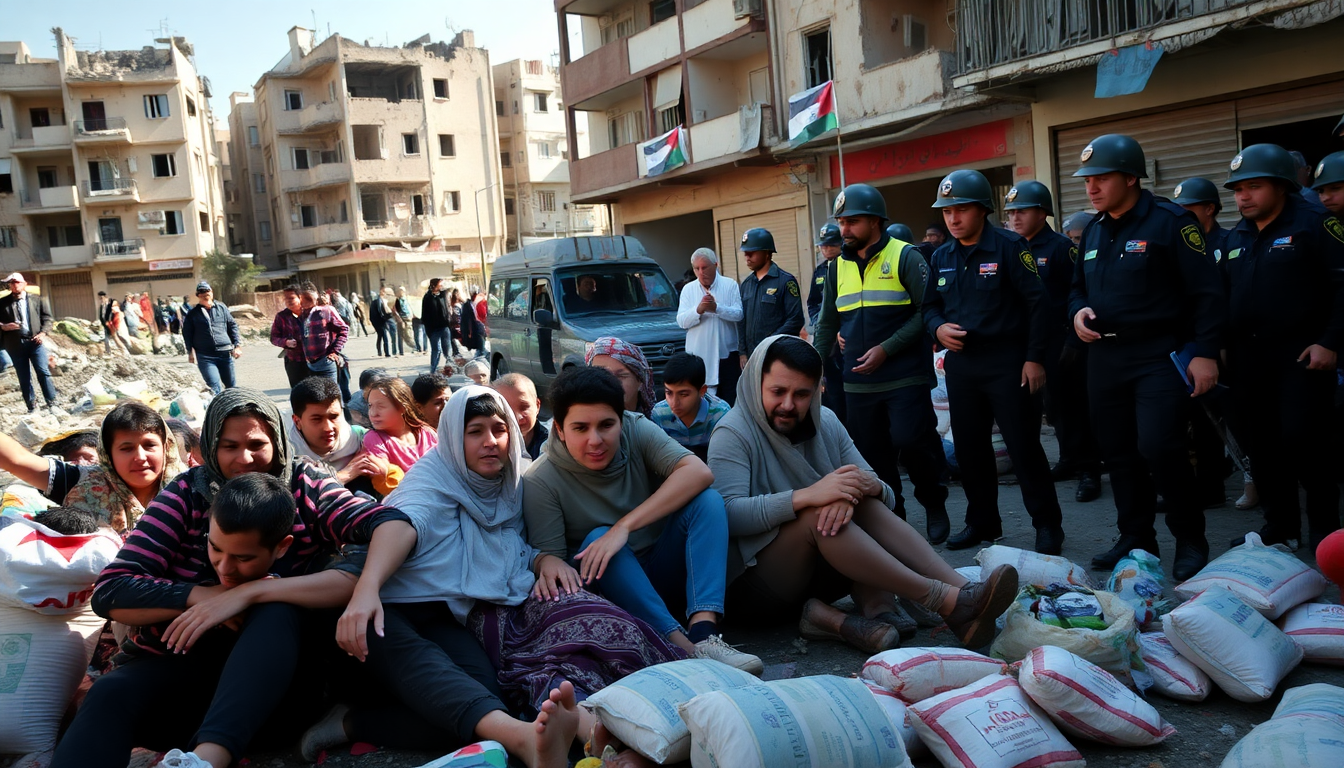 Heridos en Gaza durante la distribución de ayuda humanitaria