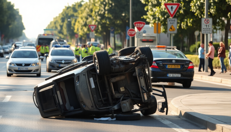 Impresionante accidente en avenida Lugones deja varios heridos