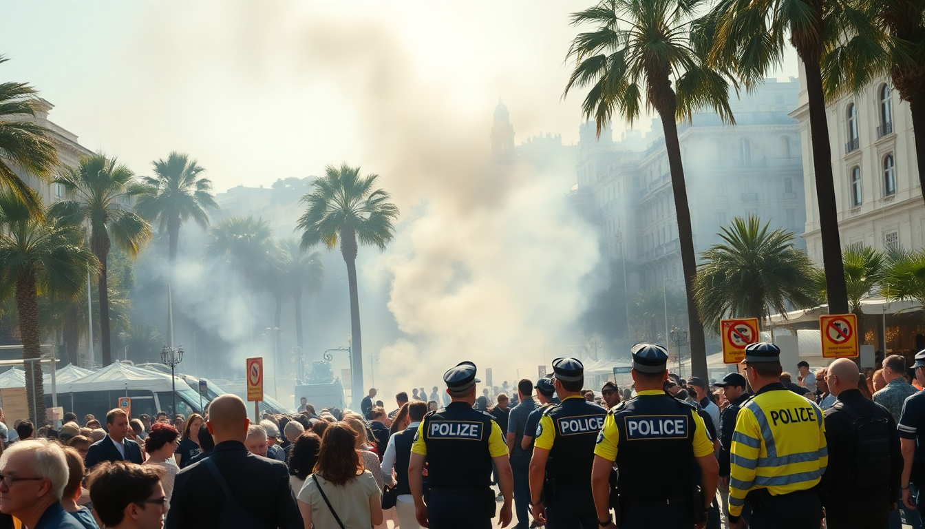 Incendio sospechoso causa apagón en Cannes durante el festival de cine
