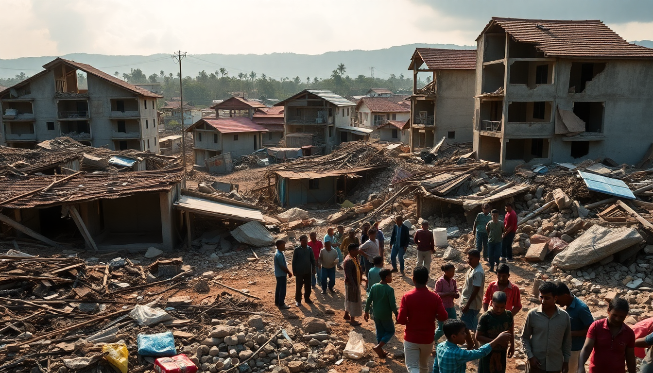 La situación crítica tras los recientes terremotos en Myanmar