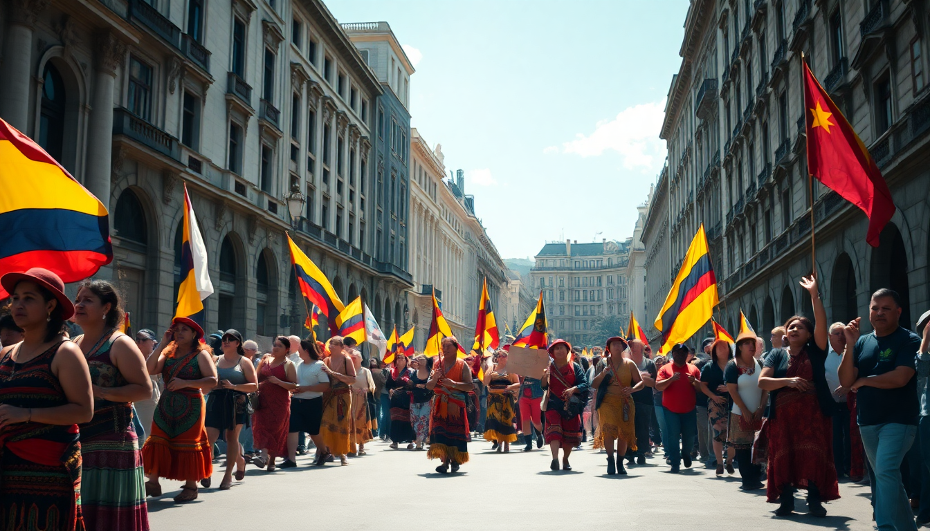 Marchas indígenas en Bogotá: un eco de resistencia