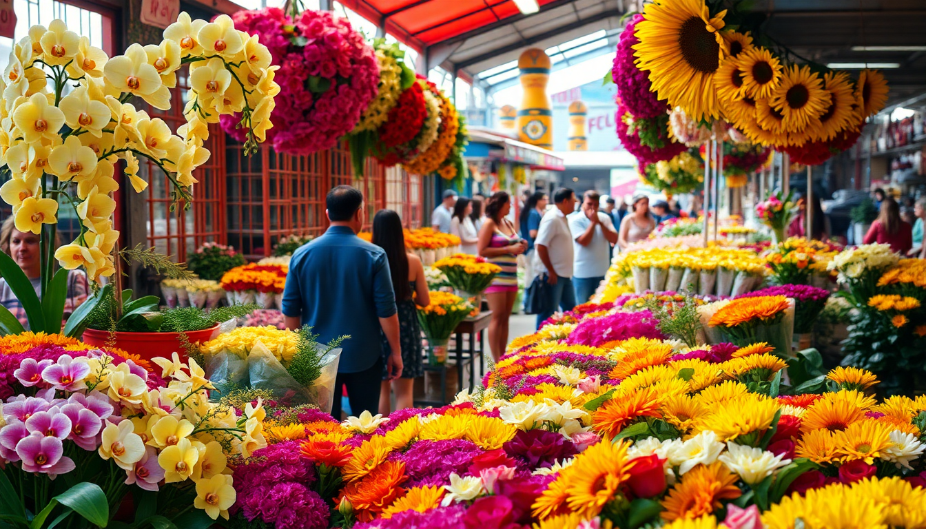 Mercado Jamaica: el corazón floral de México