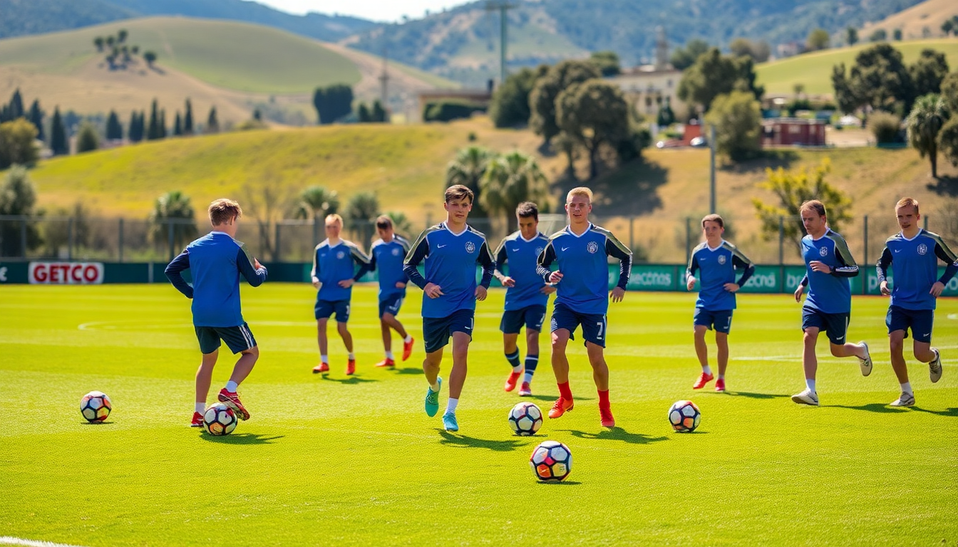 Un día de entrenamiento con Inter Granada CF