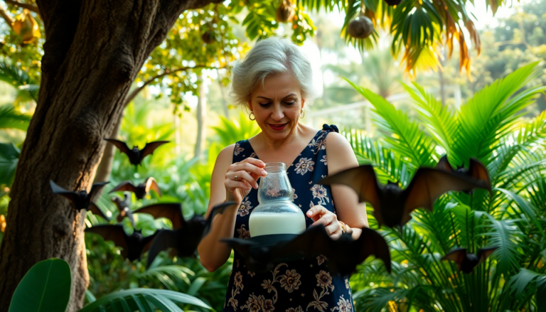 Xuxa alimenta a los murciélagos en su jardín y genera controversia