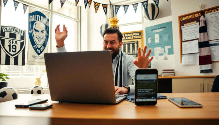 El CM de Platense celebra con humor tras el campeonato