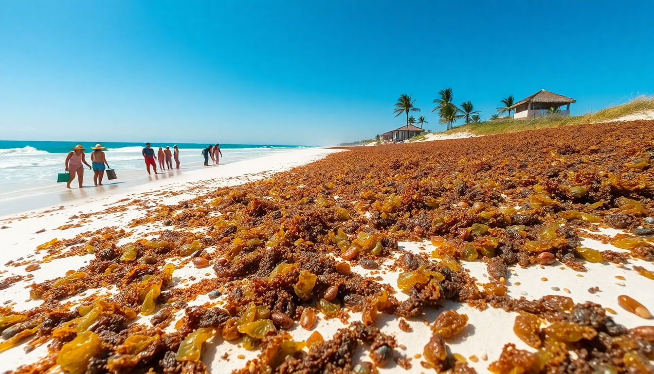 Estrategias para combatir el sargazo en el Caribe mexicano