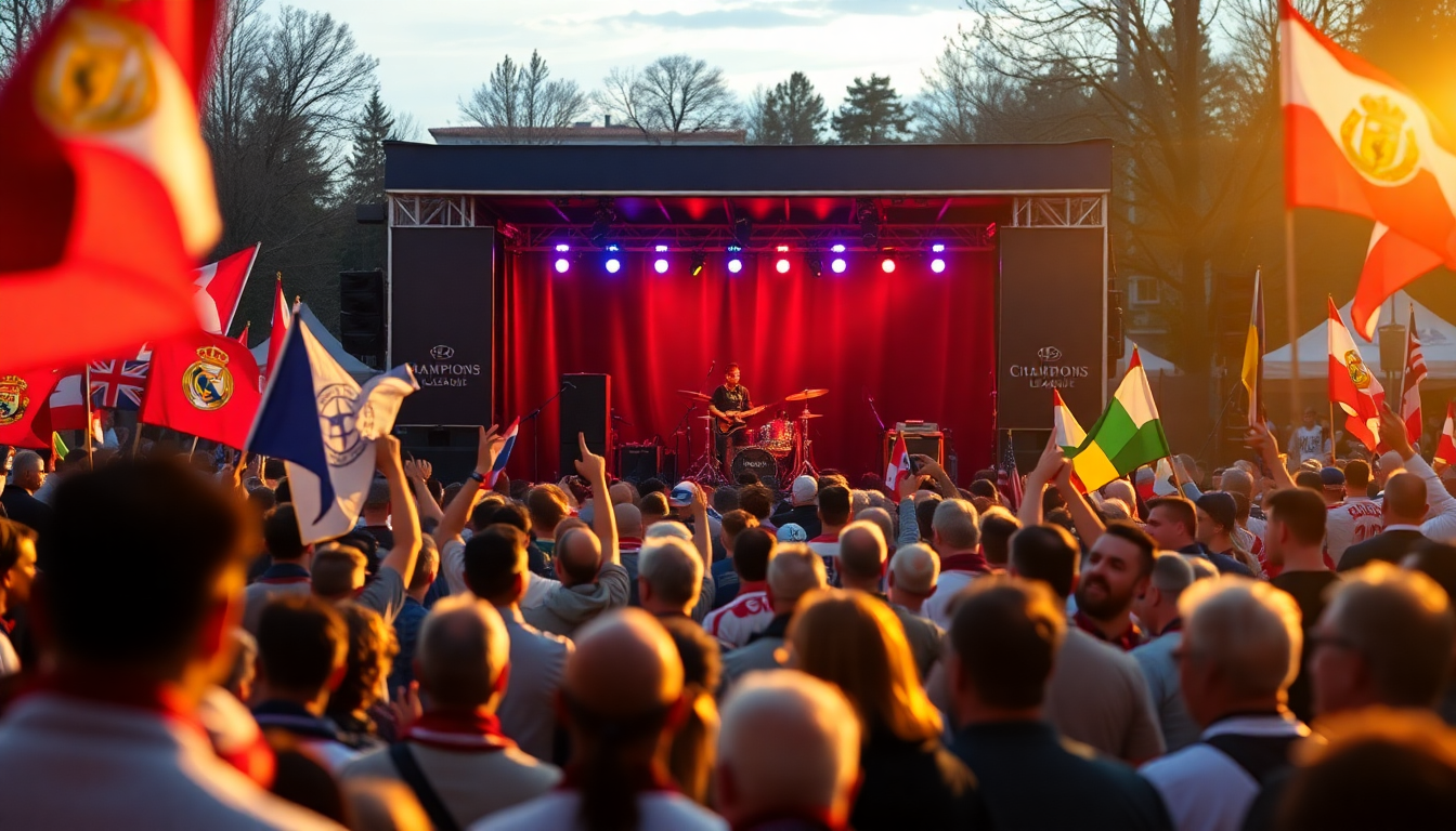 La banda que animará la previa de la final de la Champions League