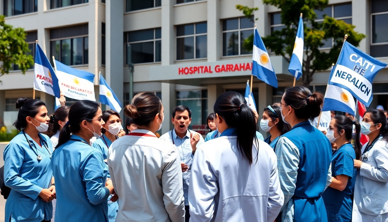 La protesta en el Hospital Garrahan: un reflejo de la crisis sanitaria en Argentina