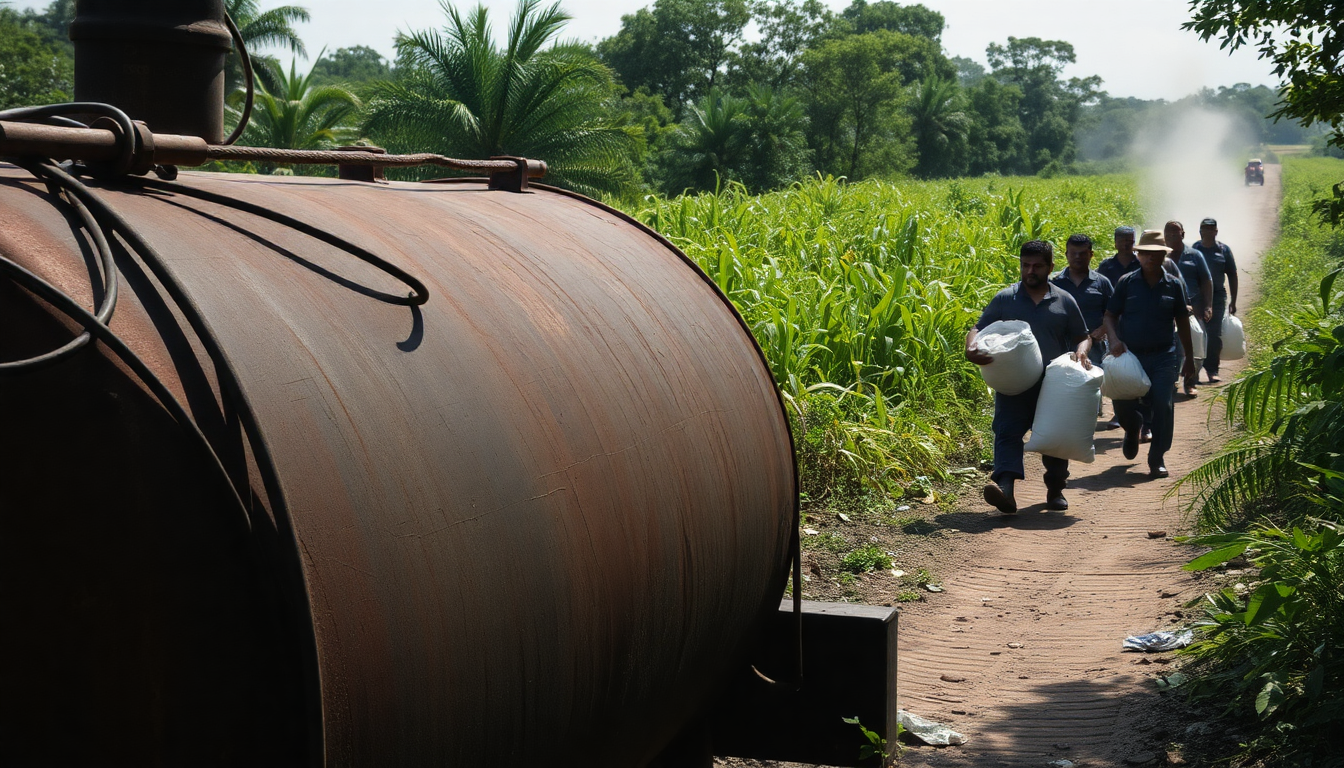 Operaciones clandestinas de refinación y sus implicaciones en México