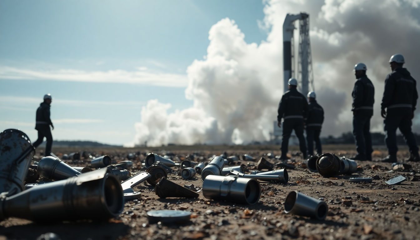 SpaceX enfrenta desafíos tras la explosión de Starship 36 en prueba estática