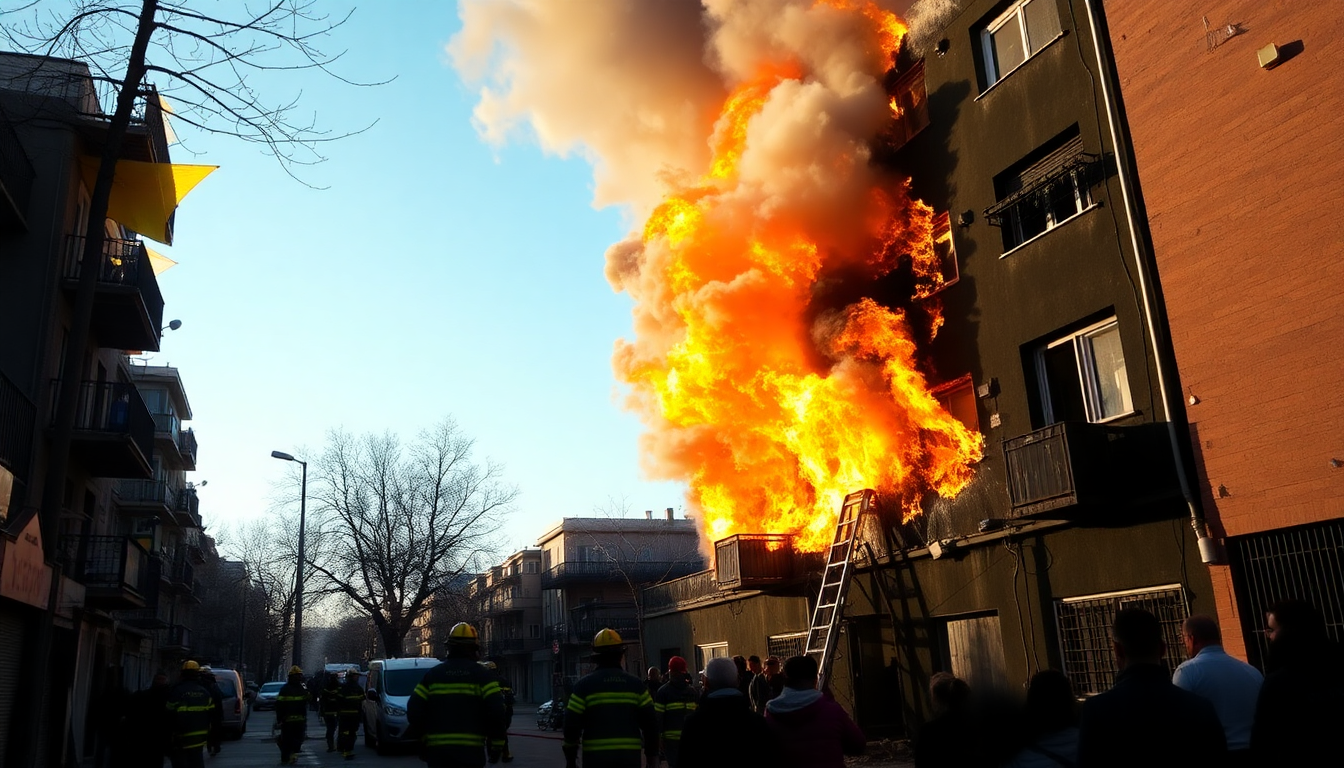 Un intenso incendio en Montserrat provoca la evacuación de 40 familias y deja un herido