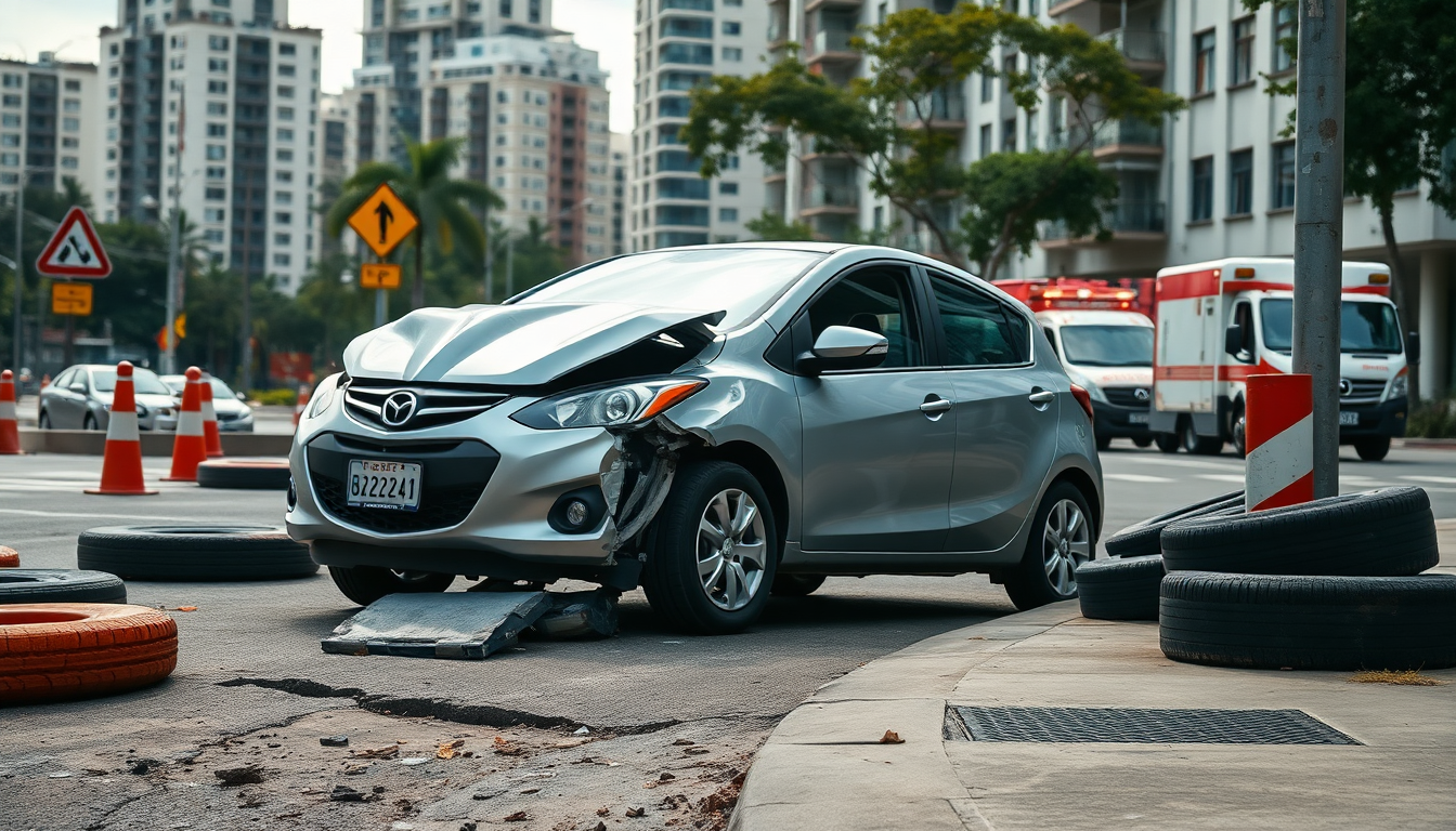 Accidente del Mazda 2 en Medellín: lo que realmente ocurrió