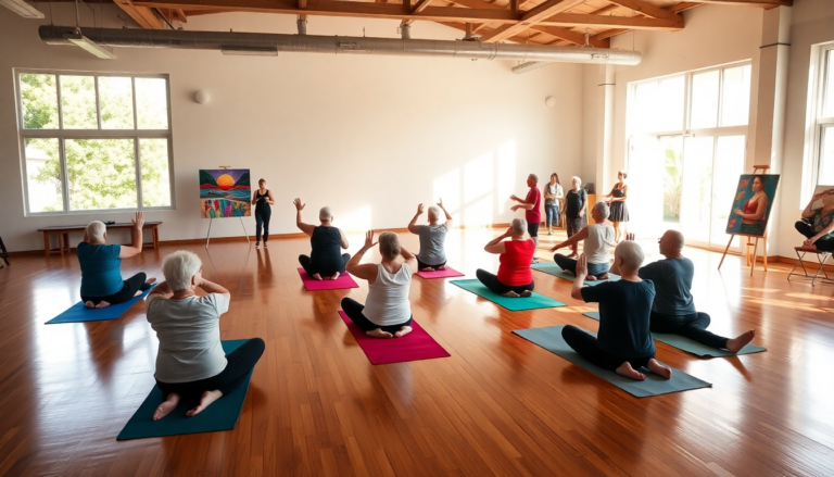 Actividades artísticas y de bienestar para mayores en Tijuana