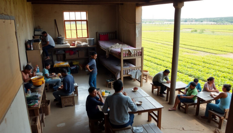 Albergue de jornaleros en Guanajuato: entre la mejora y la explotación