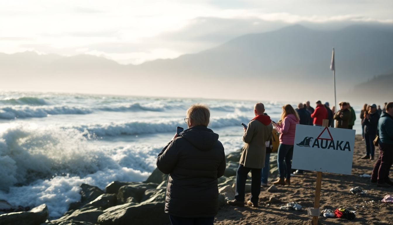 Análisis del sismo en Alaska y su respuesta ante el tsunami
