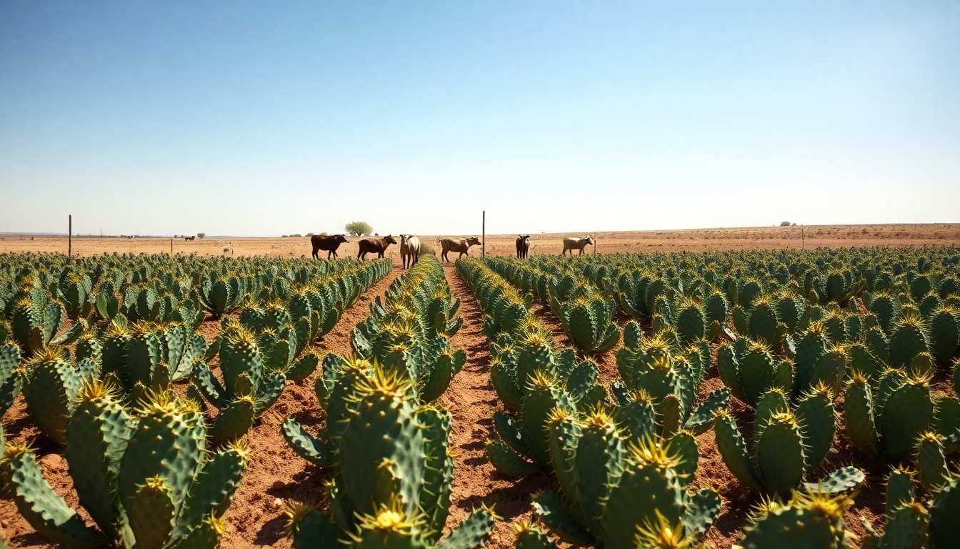 El uso del nopal en la alimentación ganadera frente a la sequía