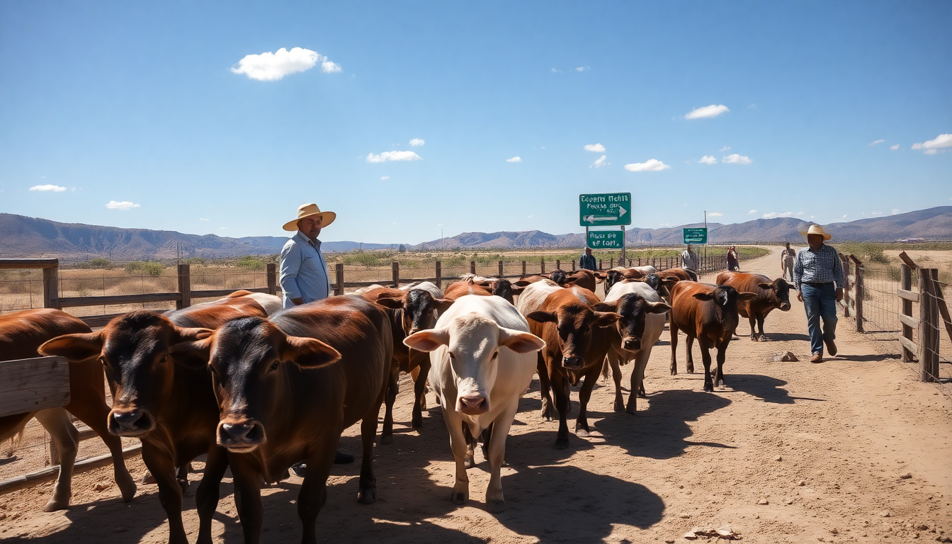 Estrategias y desafíos en la reapertura comercial del ganado entre México y EE. UU.