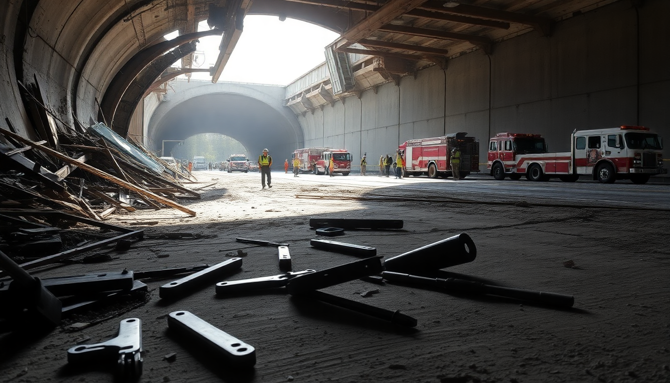 Lecciones del colapso de un túnel: la importancia de la seguridad en la construcción