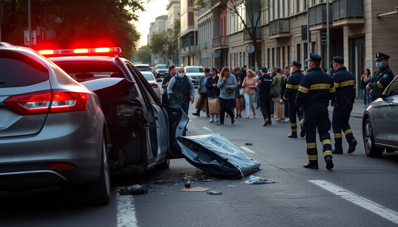 Accidente en Neuquén: conductor borracho atropella a 15 personas