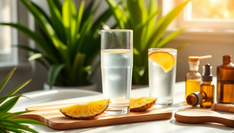 Beneficios del agua de piña para el cabello sin exageraciones