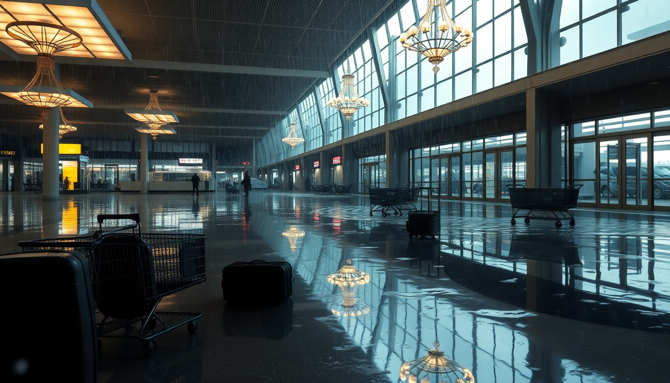 Cierre del aeropuerto de la Ciudad de México por intensas lluvias: análisis de la situación