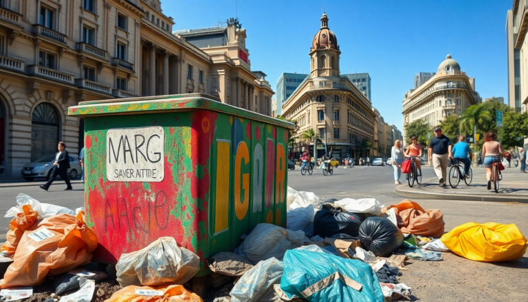 Cómo Buenos Aires enfrenta el problema de la basura y la vandalización