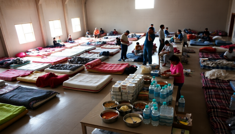 Cómo la Casa Amiga se convierte en un refugio ante las inundaciones