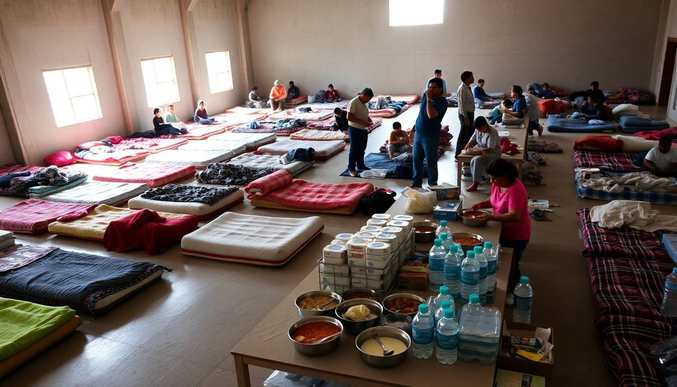 Cómo la Casa Amiga se convierte en un refugio ante las inundaciones