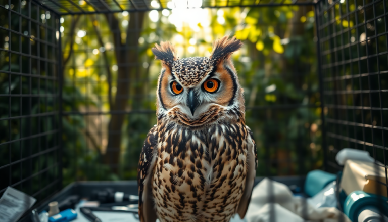 Conservación del búho cornudo: un caso de rescate en Oaxaca