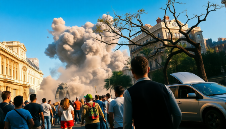 Cuando el cine simula el desastre en la capital mexicana