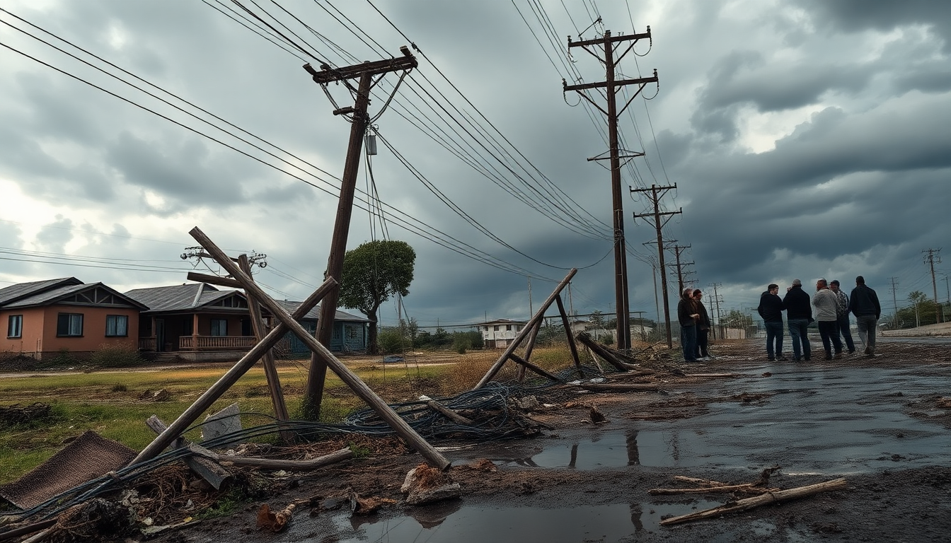 Desastre en el suministro eléctrico del Valle del Yaqui tras intensas lluvias