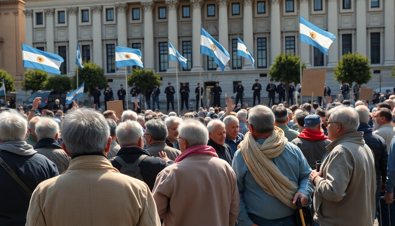 Desgaste social y resistencia: el panorama de las protestas de jubilados en Argentina