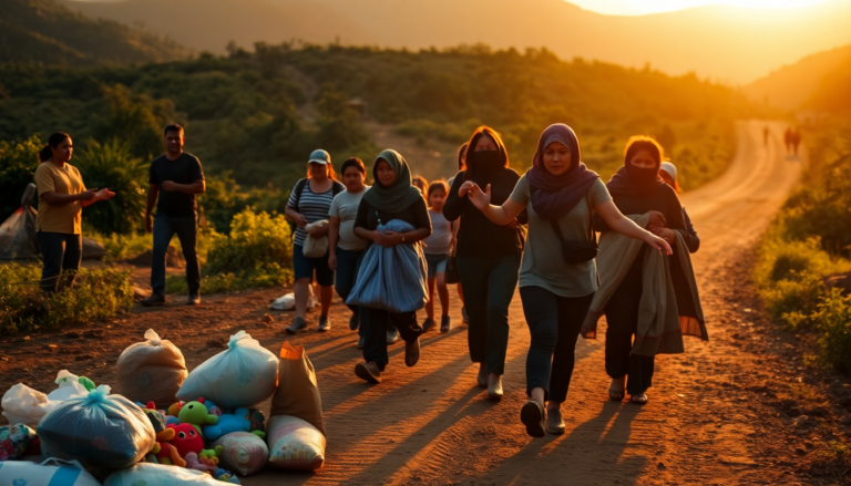 Desplazamiento de familias chiapanecas hacia Guatemala por violencia