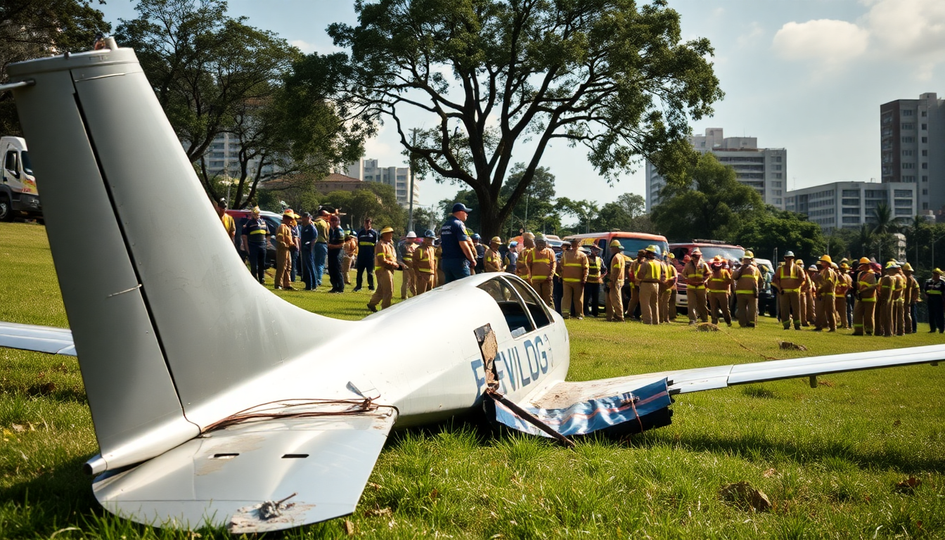 Detalles del accidente de avioneta en Medellín: análisis de la situación