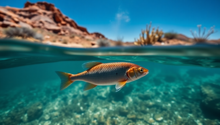 Efectos de un terremoto en el pez cachorrito de Devils Hole