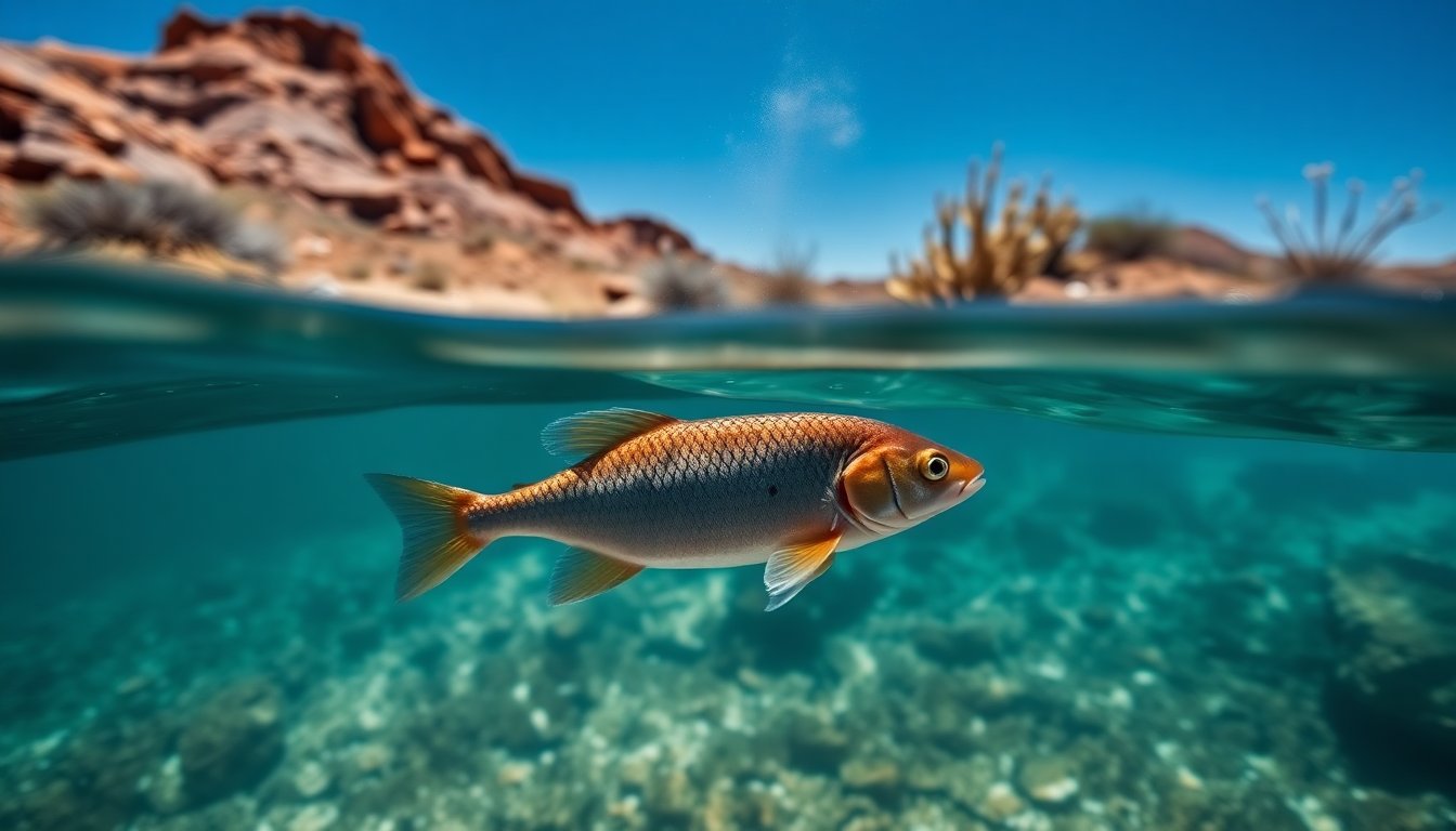 Efectos de un terremoto en el pez cachorrito de Devils Hole