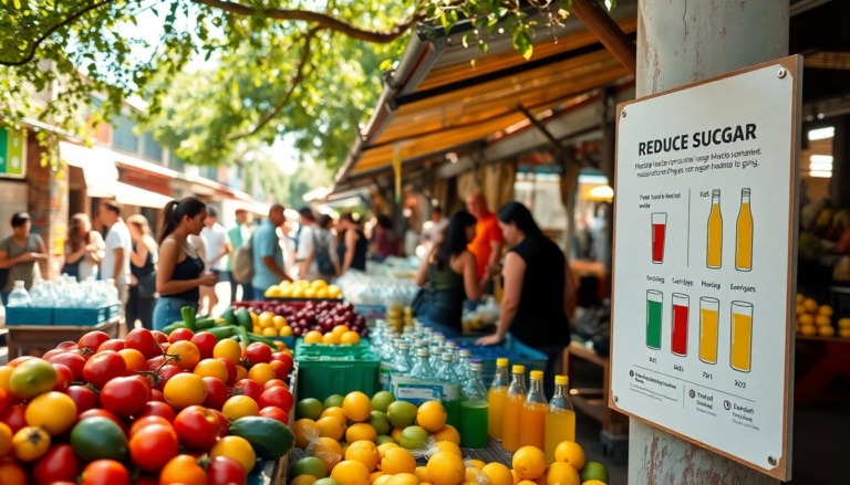 Estrategias de México para reducir el consumo de bebidas azucaradas