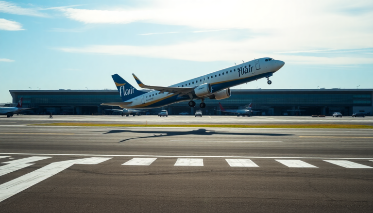 Flair Airlines ofrece vuelos económicos entre México y Canadá