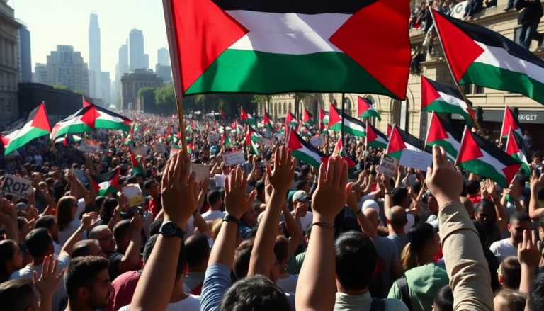 Grandes movilizaciones en CDMX exigen romper relaciones con Israel