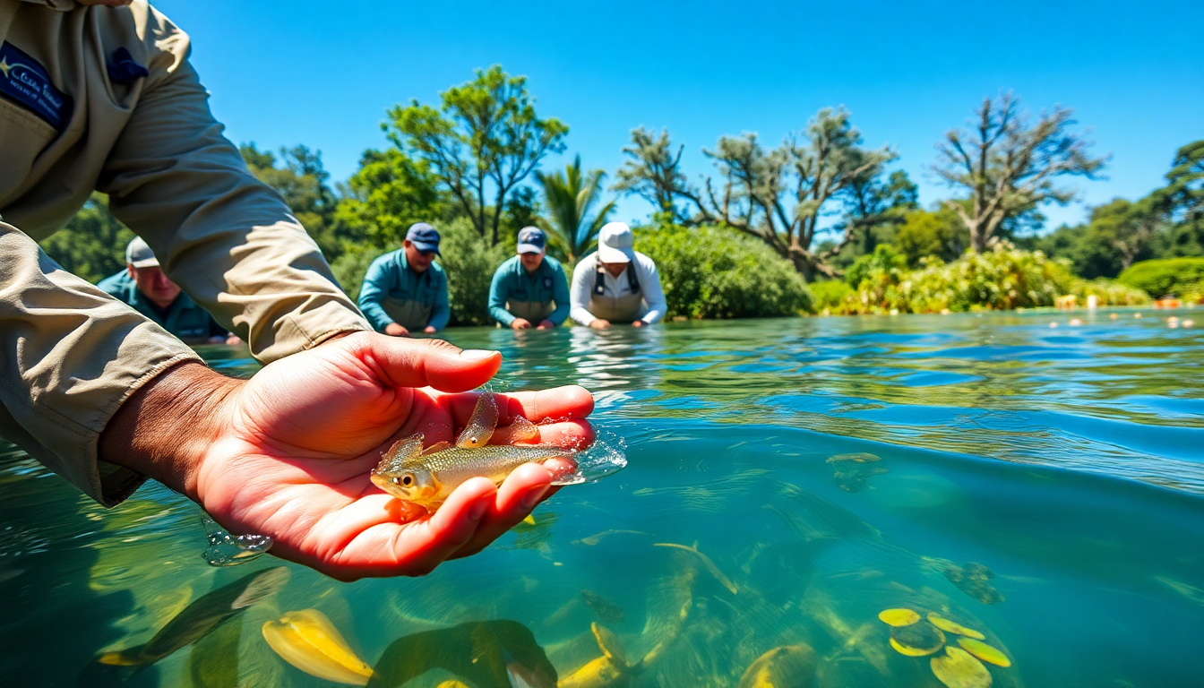 Iniciativas de repoblación de bocachico para un futuro acuático sostenible