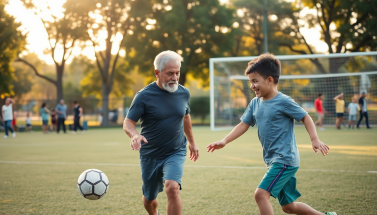 La importancia del vínculo entre abuelos y nietos a través del deporte
